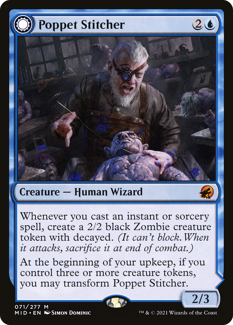 Image of Poppet Stitcher // Poppet Factory [Innistrad: Midnight Hunt]