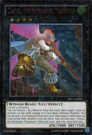 Image of Castel, the Skyblaster Musketeer [AP07-EN002] Ultimate Rare
