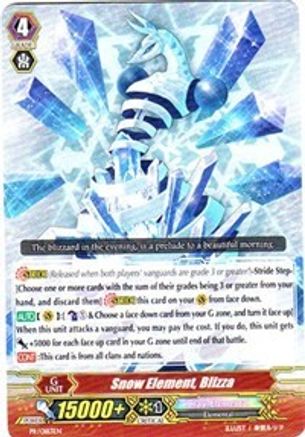 Snow Element, Blizza (PROMO CARDS)