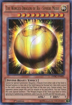 Image of The Winged Dragon of Ra - Sphere Mode [DPBC-EN001] Ultra Rare