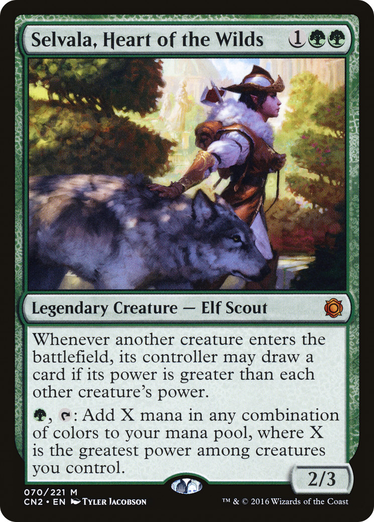 Image of Selvala, Heart of the Wilds [Conspiracy: Take the Crown]