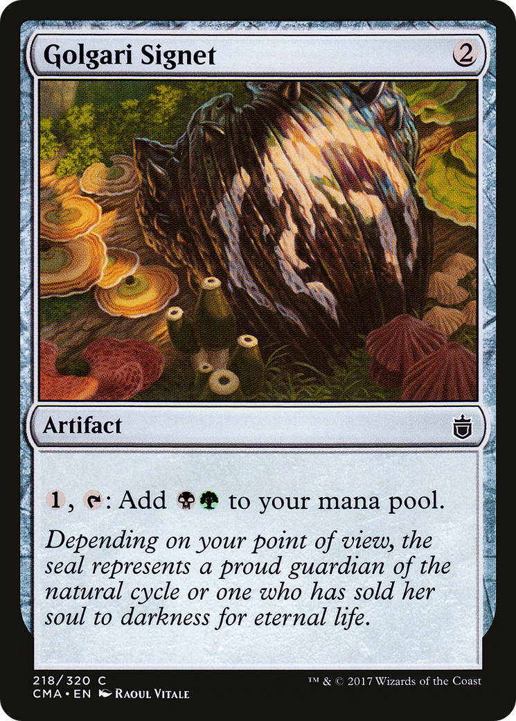 Image of Golgari Signet [Commander Anthology]