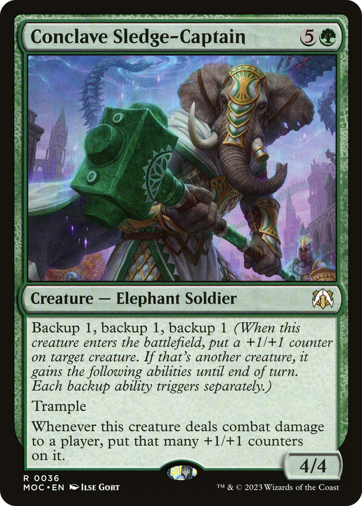 Image of Conclave Sledge-Captain [March of the Machine Commander]