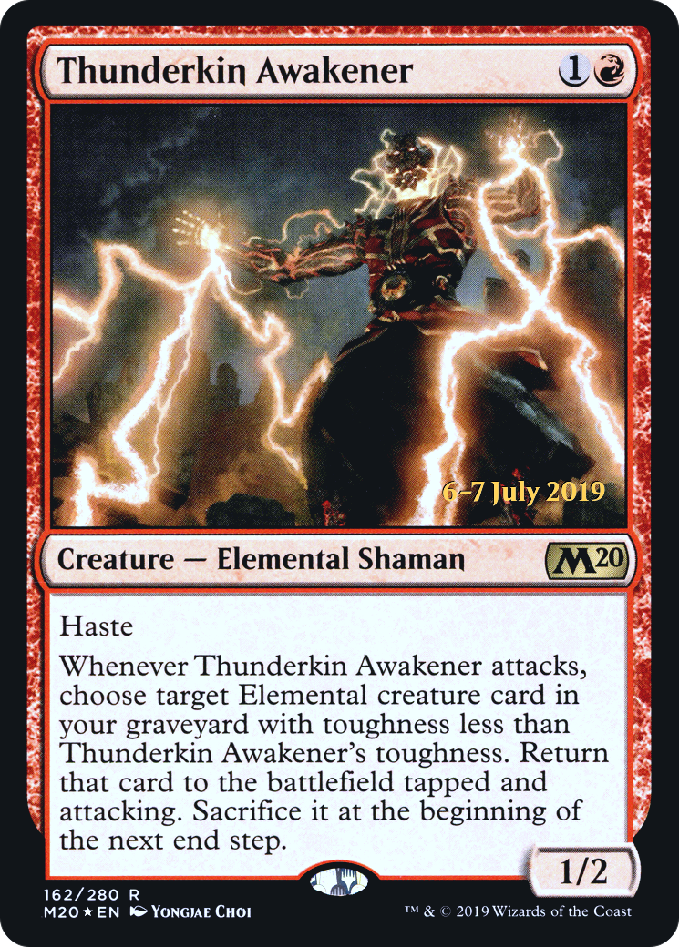 Image of Thunderkin Awakener [Core Set 2020 Prerelease Promos]
