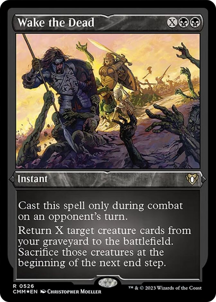 Image of Wake the Dead (Foil Etched) [Commander Masters]