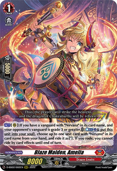 Image of Blaze Maiden, Amelia (D-SS02/002EN) [Festival Collection 2022]