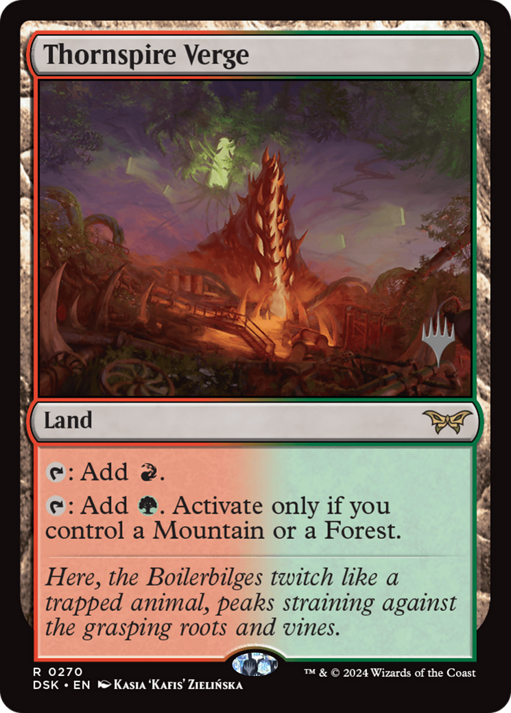 Image of Thornspire Verge (Promo Pack) [Duskmourn: House of Horror Promos]