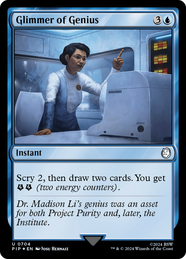 Image of Glimmer of Genius (Surge Foil) [Fallout]
