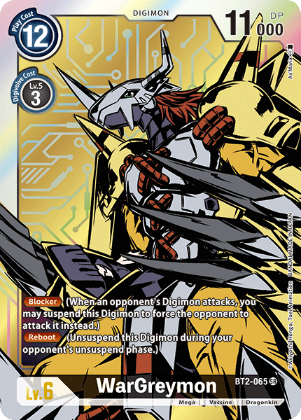 Image of WarGreymon [BT2-065] (Alternate Art) [Release Special Booster Ver.1.0]