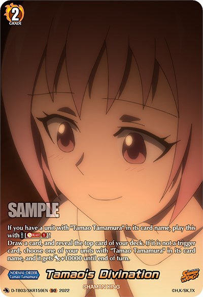 Image of Tamao's Divination (D-TB03/SKR159EN) [Shaman King]