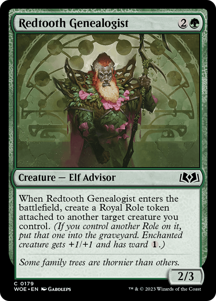 Image of Redtooth Genealogist [Wilds of Eldraine]