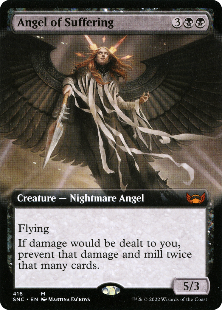 Image of Angel of Suffering (Extended Art) [Streets of New Capenna]