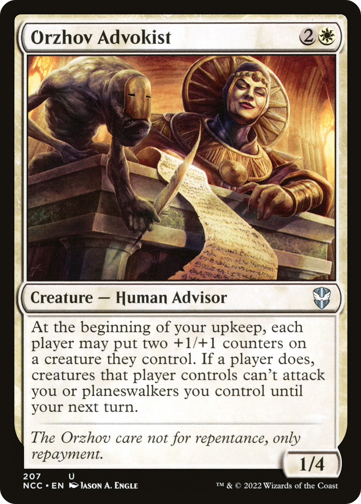 Image of Orzhov Advokist [Streets of New Capenna Commander]