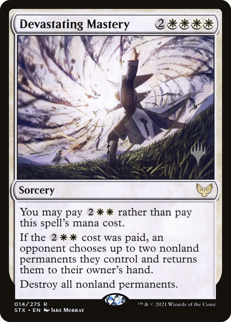 Image of Devastating Mastery (Promo Pack) [Strixhaven: School of Mages Promos]