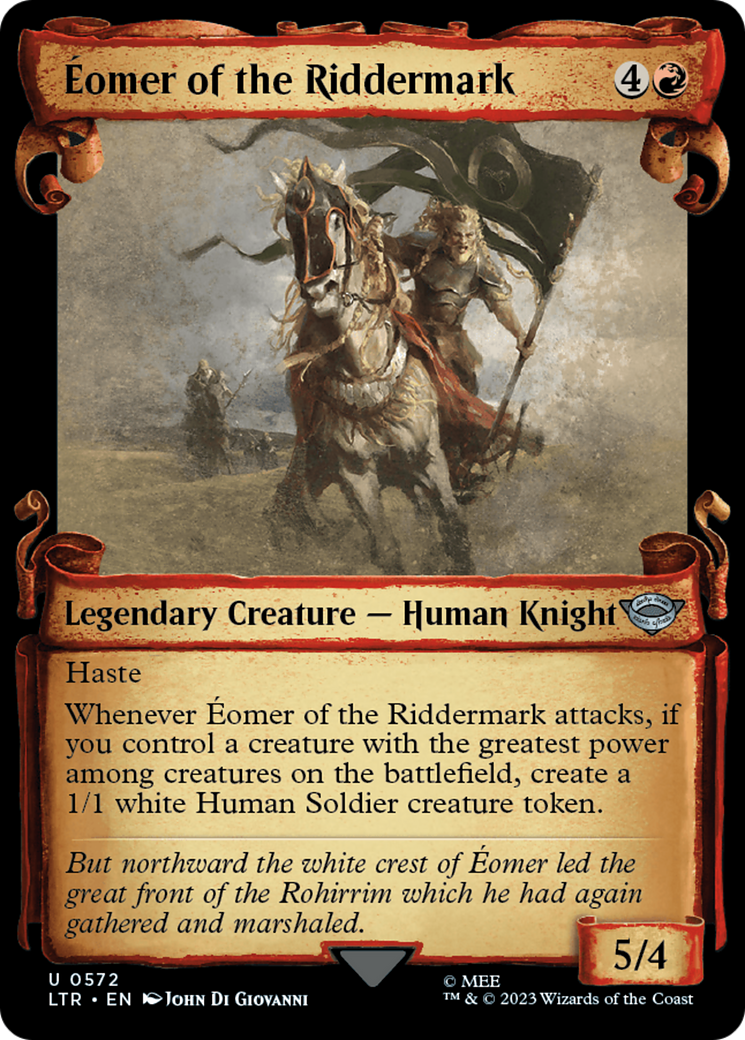 Image of Eomer of the Riddermark [The Lord of the Rings: Tales of Middle-Earth Showcase Scrolls]