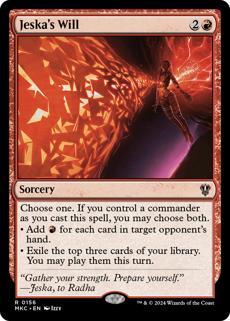 Image of Jeska's Will [Murders at Karlov Manor Commander]