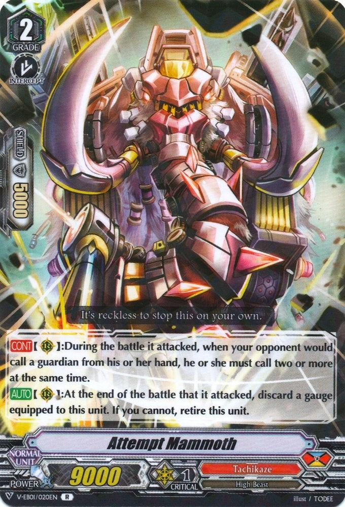 Image of Attempt Mammoth (V-EB01/020EN) [The Destructive Roar]