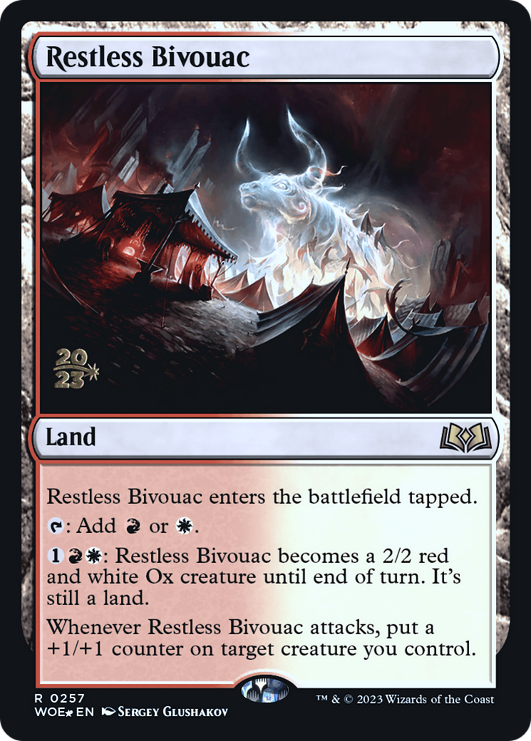 Image of Restless Bivouac [Wilds of Eldraine Prerelease Promos]