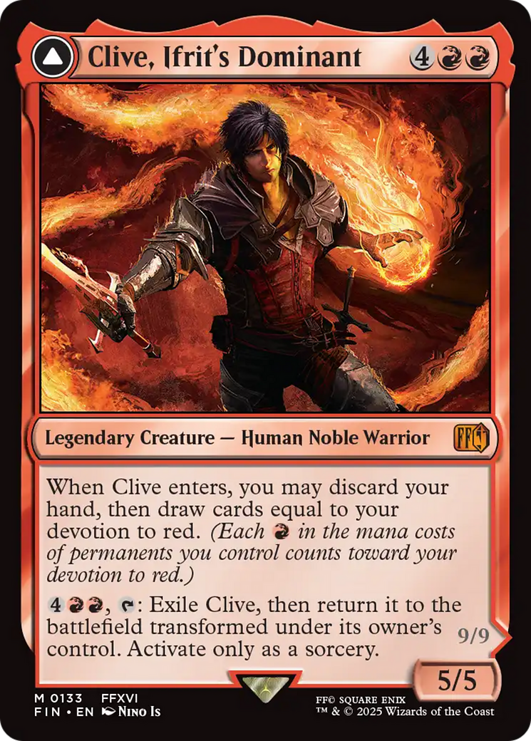 Image of Clive, Ifrit's Dominant // Ifrit, Warden of Inferno [FINAL FANTASY]