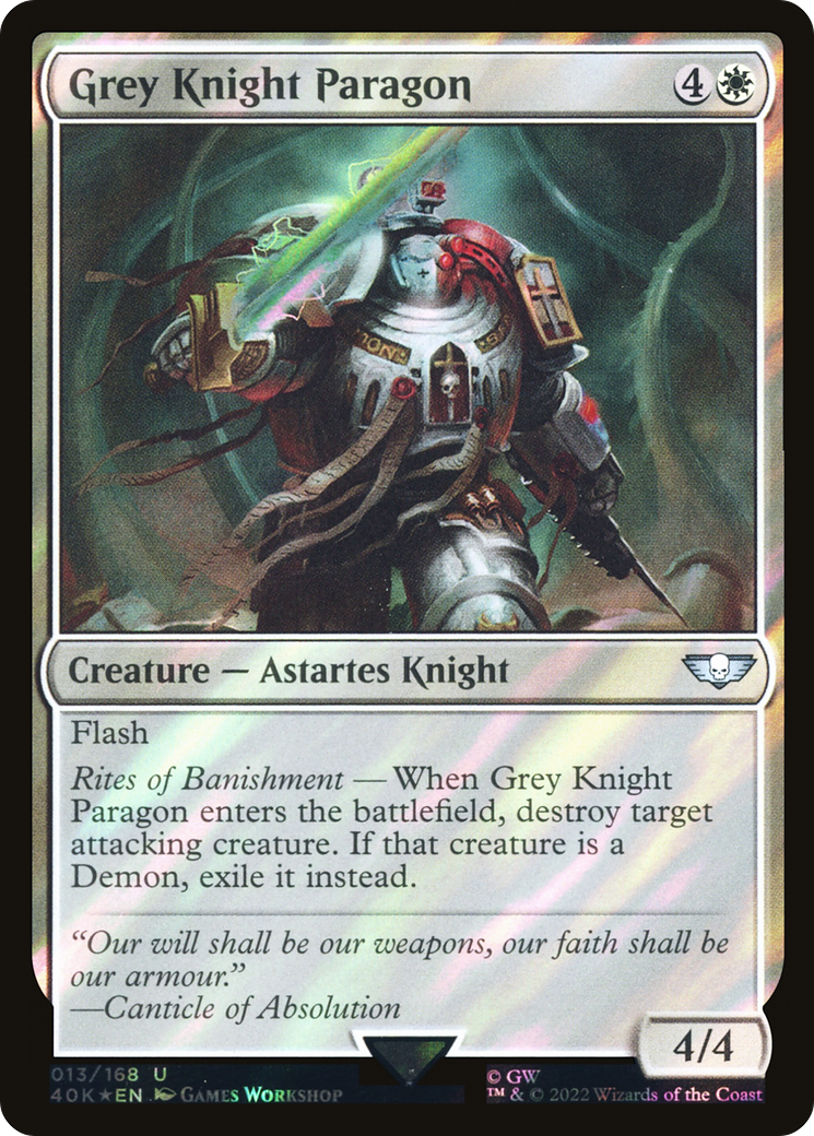 Image of Grey Knight Paragon (Surge Foil) [Warhammer 40,000]