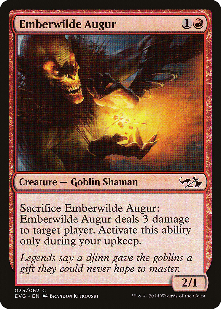 Image of Emberwilde Augur (Elves vs. Goblins) [Duel Decks Anthology]
