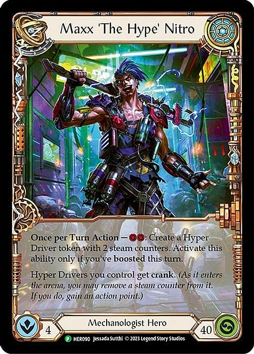 Image of Maxx 'The Hype' Nitro [HER090] (Promo)  Cold Foil