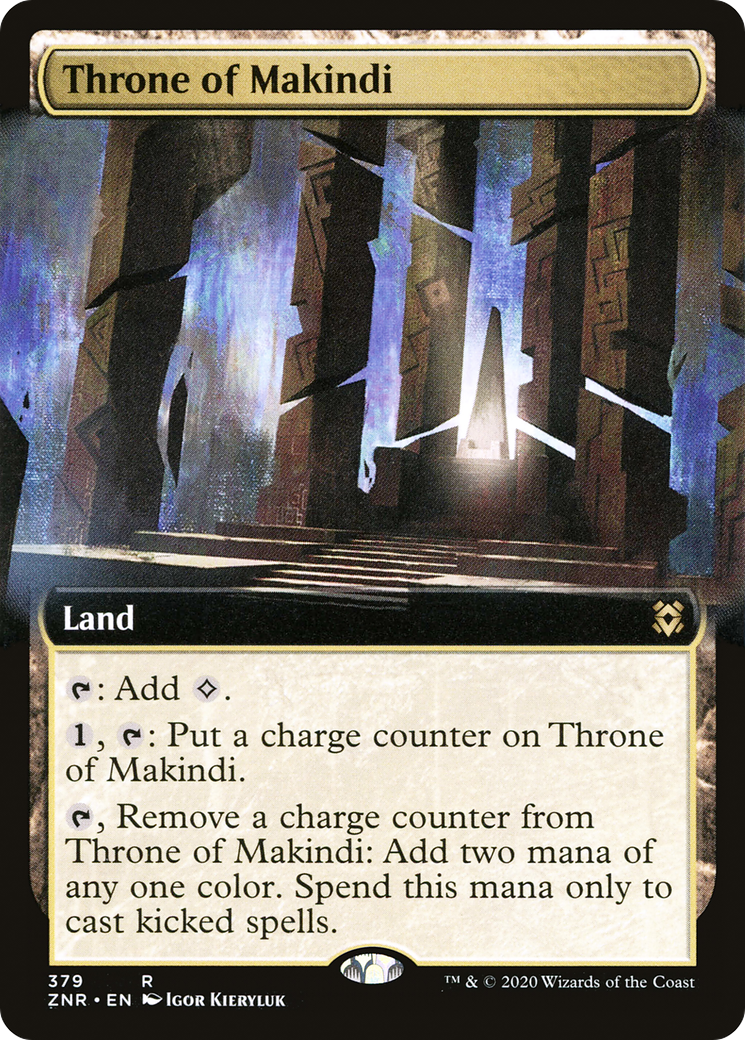 Image of Throne of Makindi (Extended Art) [Zendikar Rising]