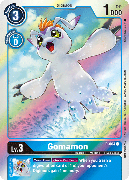 Image of Gomamon [P-004] [Promotional Cards]