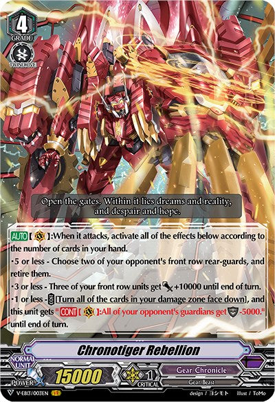 Image of Chronotiger Rebellion (V-EB13/003EN) [The Astral Force]