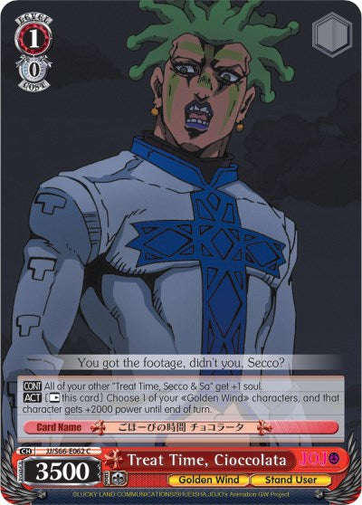 Image of Treat Time, Cioccolata (JJ/S66-E062 C) [JoJo's Bizarre Adventure: Golden Wind]