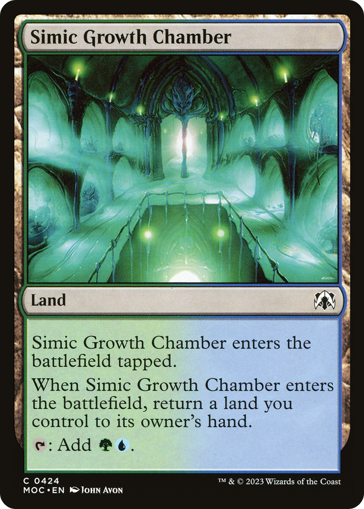 Image of Simic Growth Chamber [March of the Machine Commander]