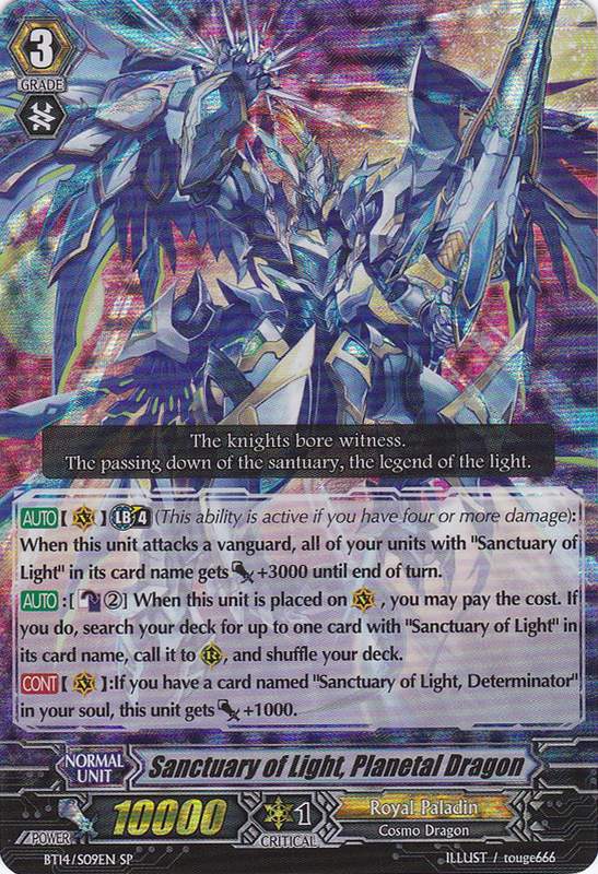 Image of Sanctuary of Light, Planetal Dragon (BT14/S09EN) [Brilliant Strike]