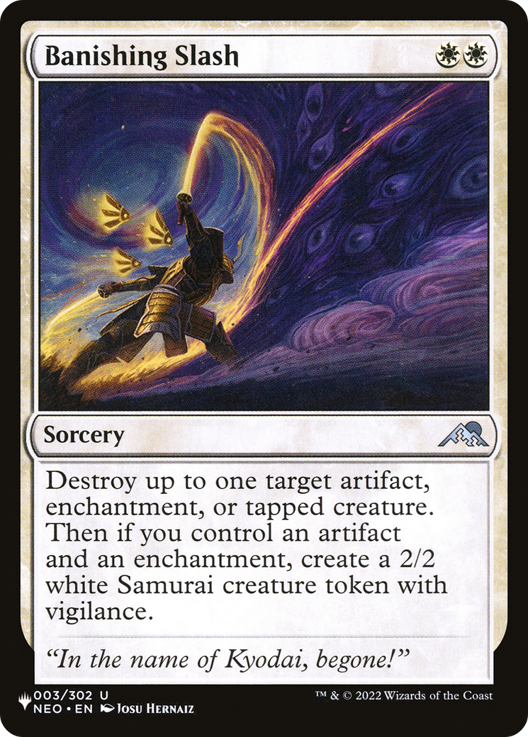 Image of Banishing Slash [The List]