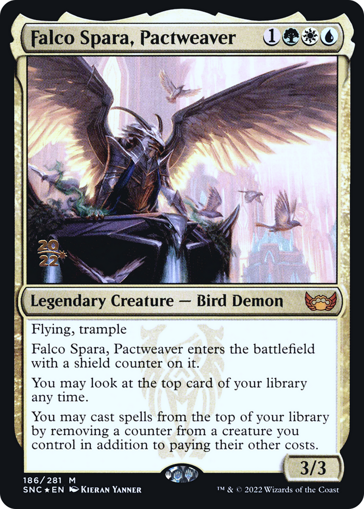 Image of Falco Spara, Pactweaver [Streets of New Capenna Prerelease Promos]