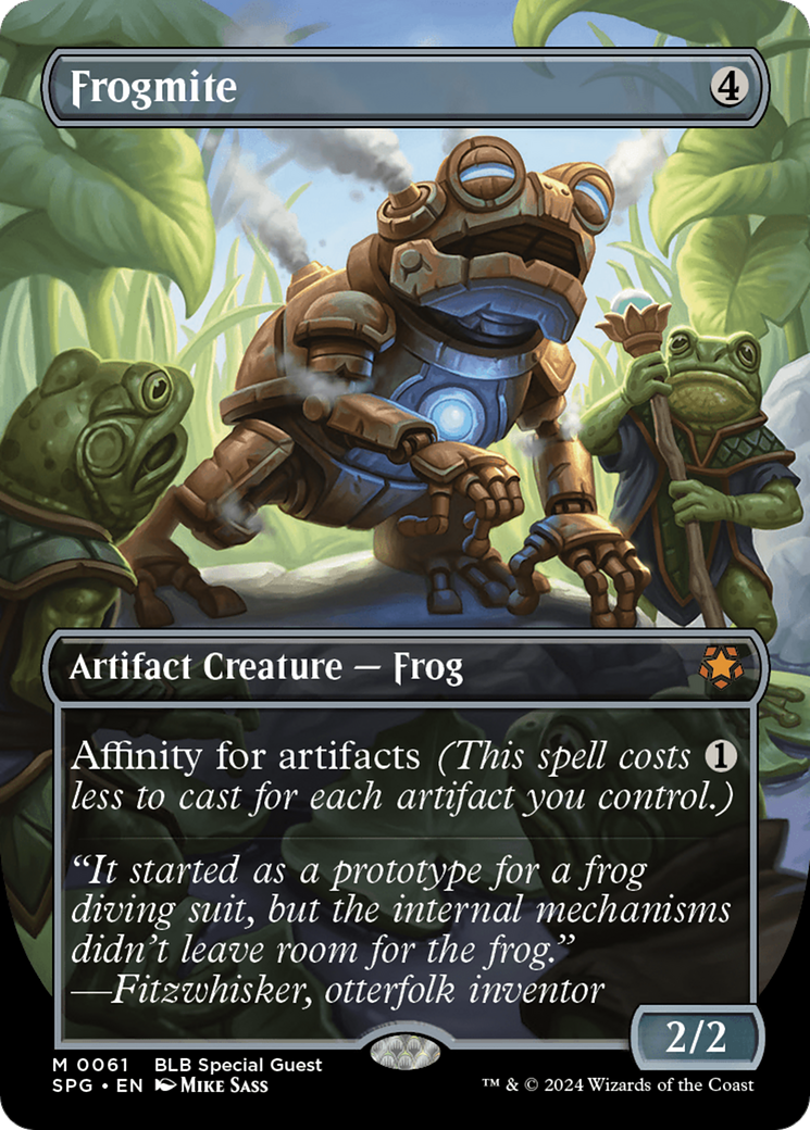 Image of Frogmite (Borderless) [Bloomburrow Special Guests]