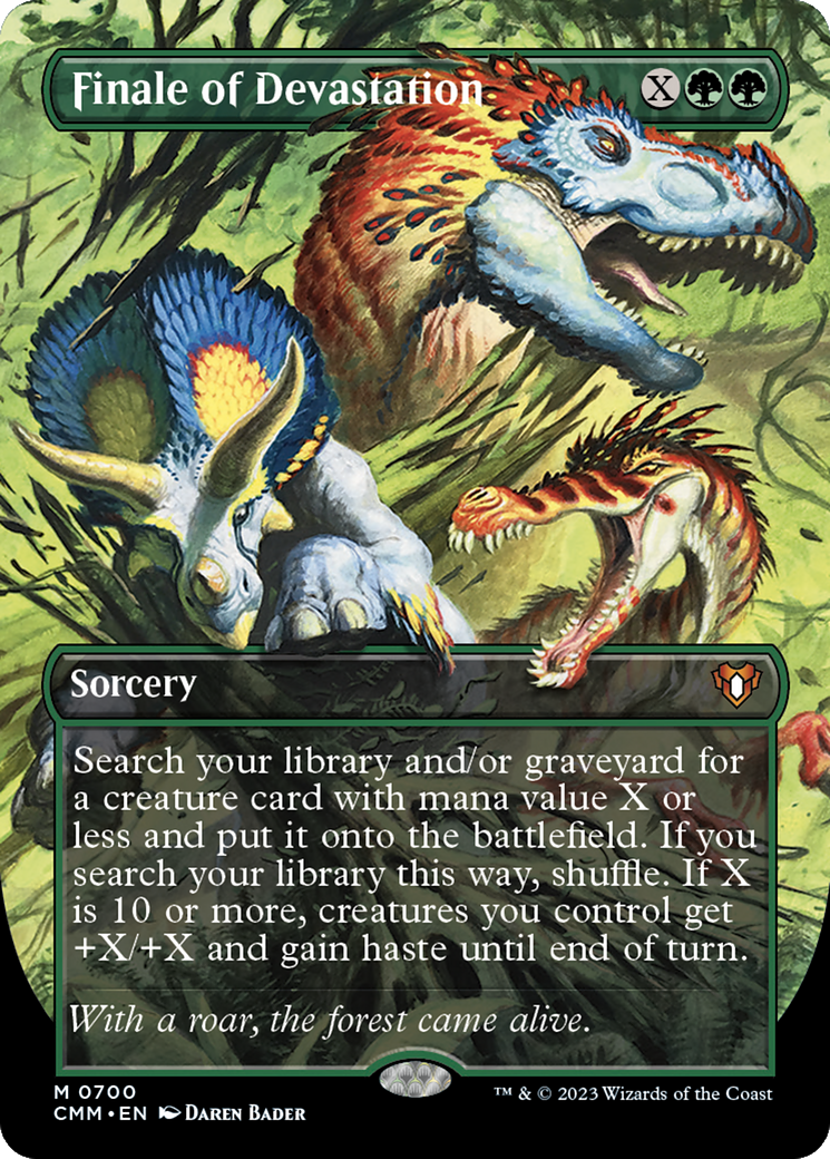 Image of Finale of Devastation (Borderless Alternate Art) [Commander Masters]