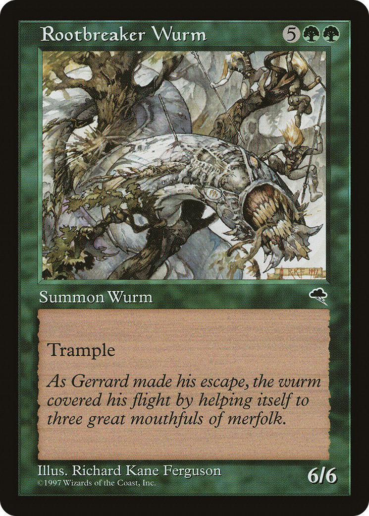 Image of Rootbreaker Wurm [Tempest]
