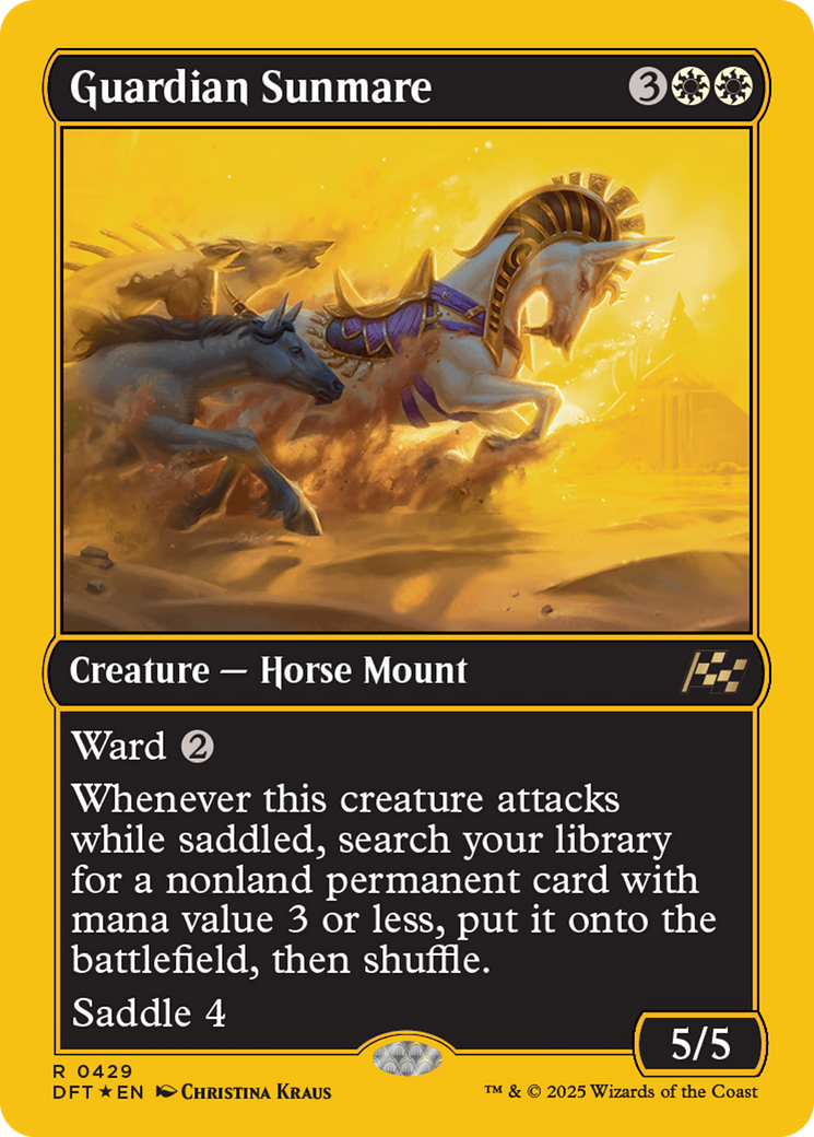 Image of Guardian Sunmare (First-Place Foil) [Aetherdrift]