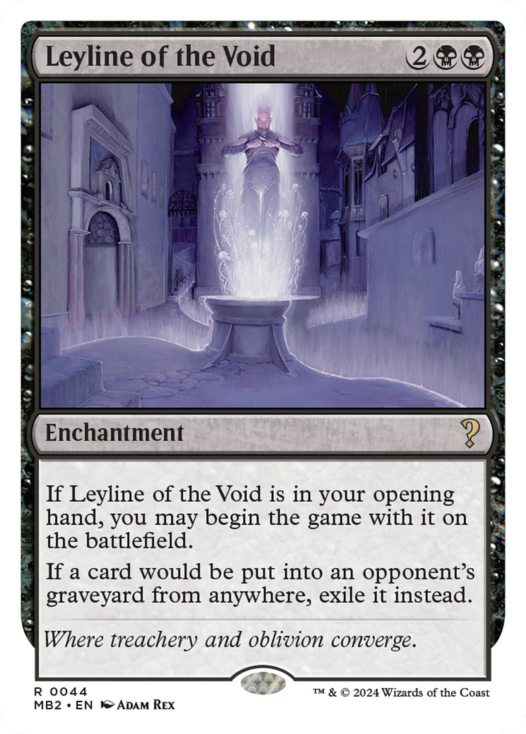 Image of Leyline of the Void (White Border) [Mystery Booster 2]
