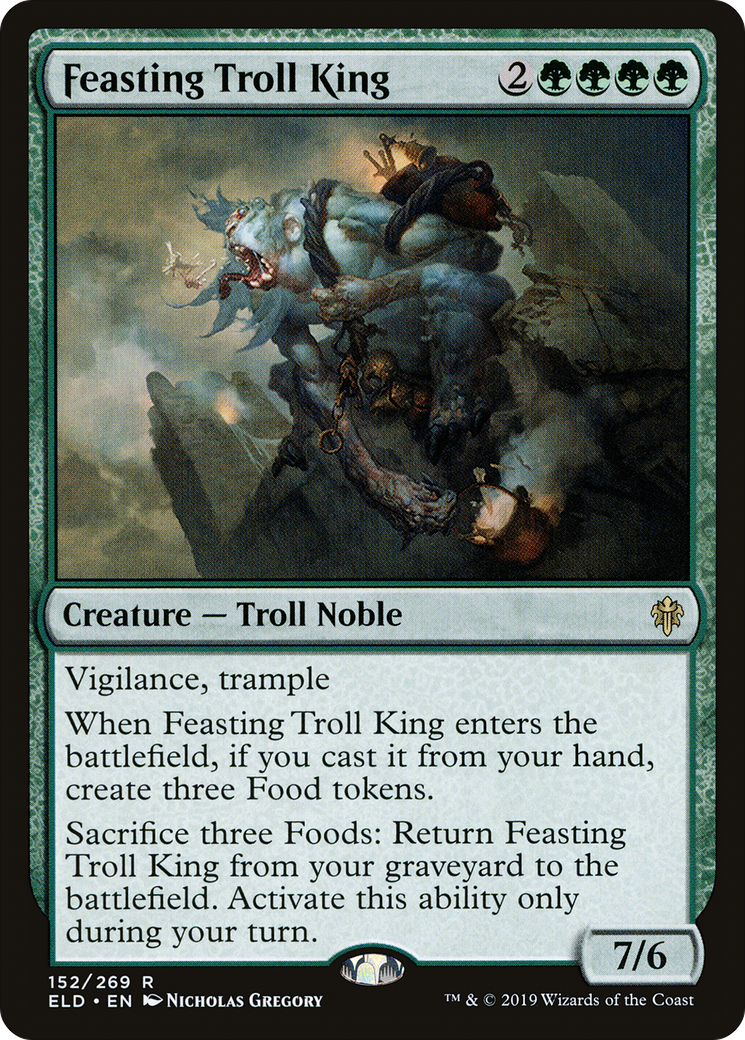 Image of Feasting Troll King [Throne of Eldraine]