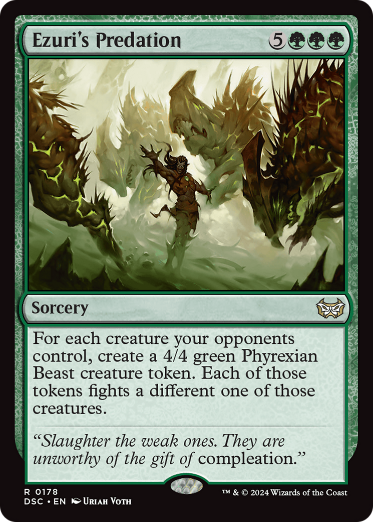 Image of Ezuri's Predation [Duskmourn: House of Horror Commander]