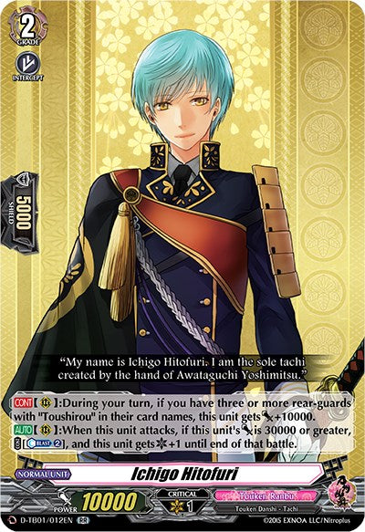 Image of Ichigo Hitofuri (D-TB01/012EN) [Touken Ranbu: ONLINE 2021]