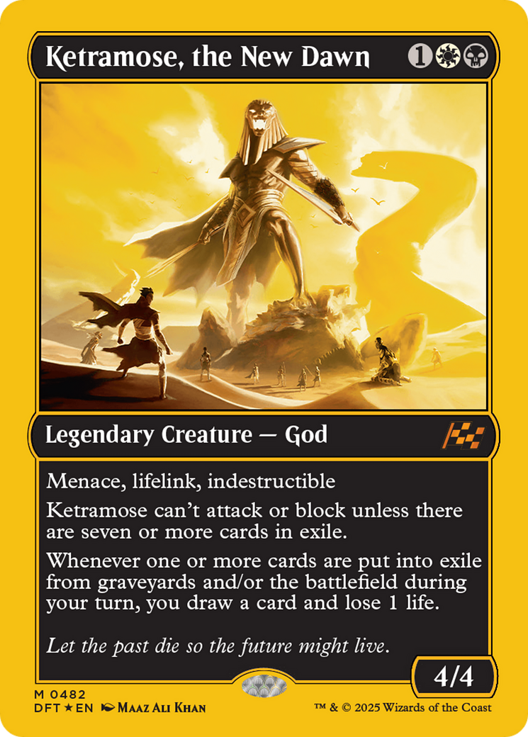 Image of Ketramose, the New Dawn (First-Place Foil) [Aetherdrift]