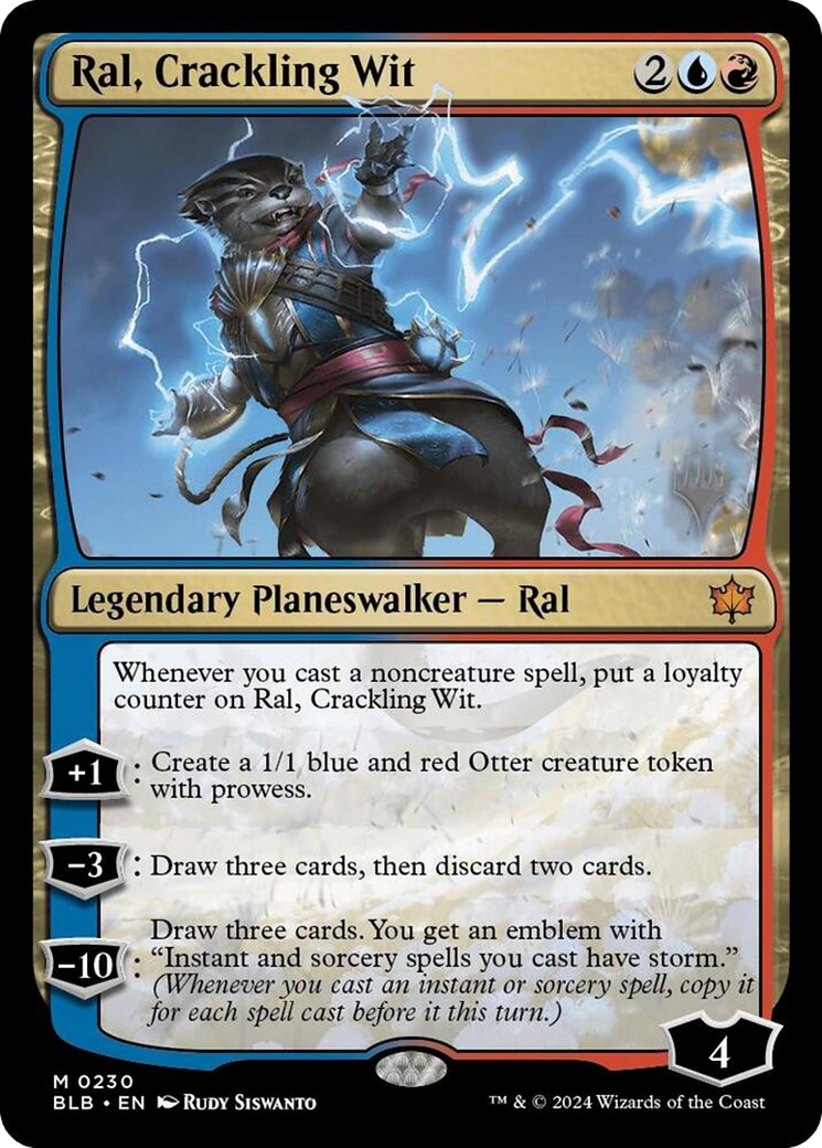 Image of Ral, Crackling Wit (Promo Pack) [Bloomburrow Promos]