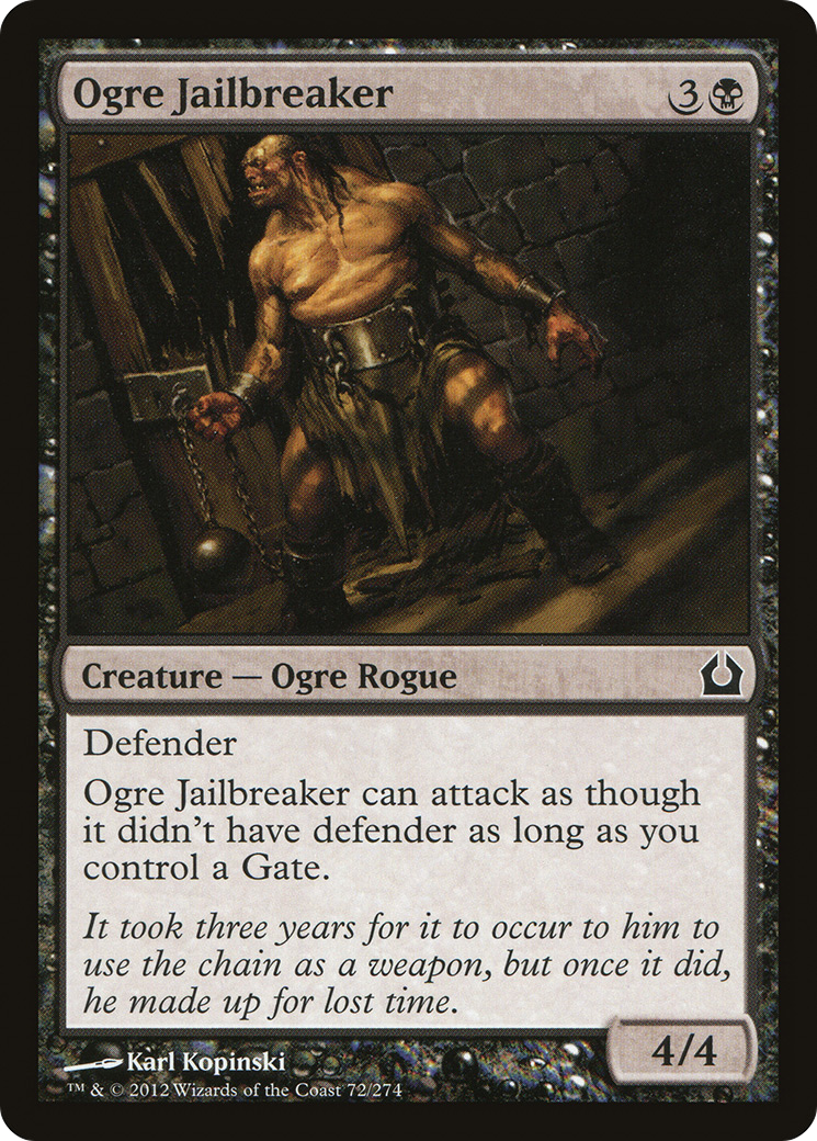 Image of Ogre Jailbreaker [Return to Ravnica]