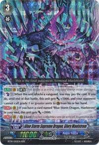 Image of Blue Storm Supreme Dragon, Glory Maelstrom (BT09/002EN) [Clash of Knights & Dragons]