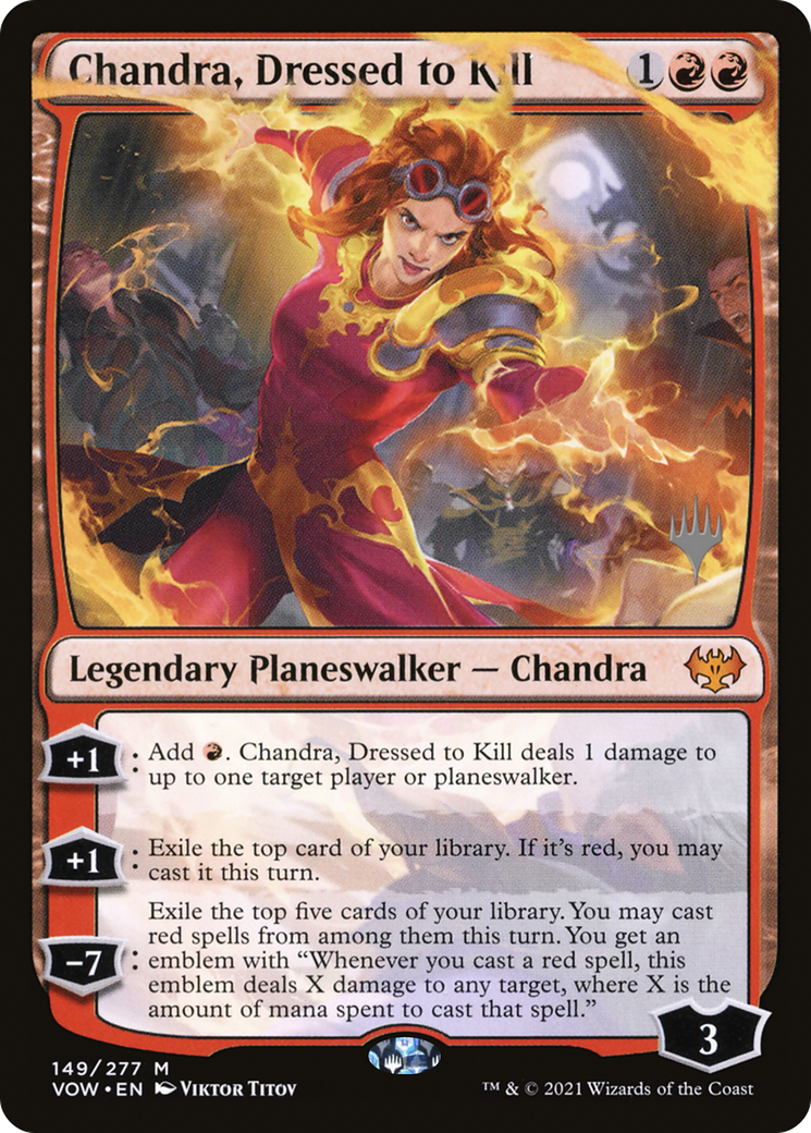 Image of Chandra, Dressed to Kill (Promo Pack) [Innistrad: Crimson Vow Promos]