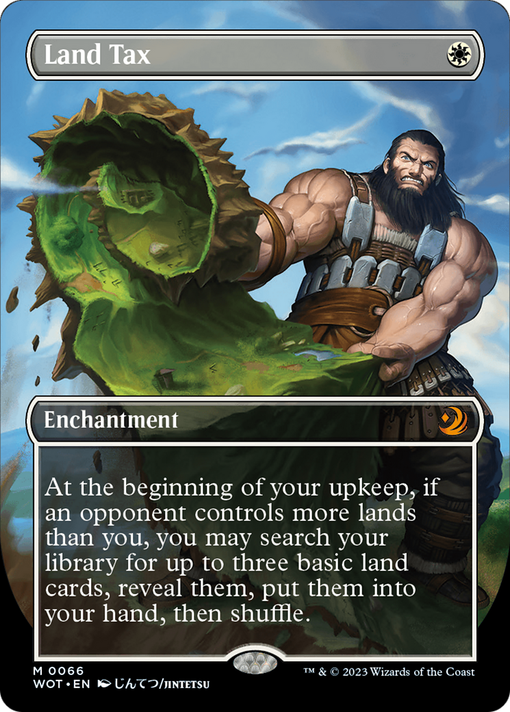 Image of Land Tax (Anime Borderless) [Wilds of Eldraine: Enchanting Tales]