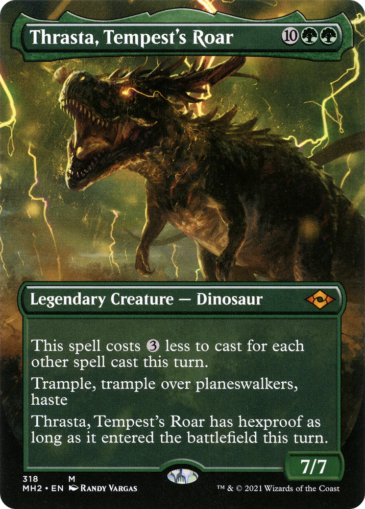 Image of Thrasta, Tempest's Roar (Borderless Alternate Art) [Modern Horizons 2]