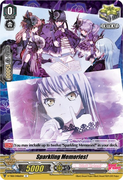 Image of Sparkling Memories! (Roselia) (Parallel Foil) (V-TB01/048dEN) [BanG Dream! FILM LIVE]